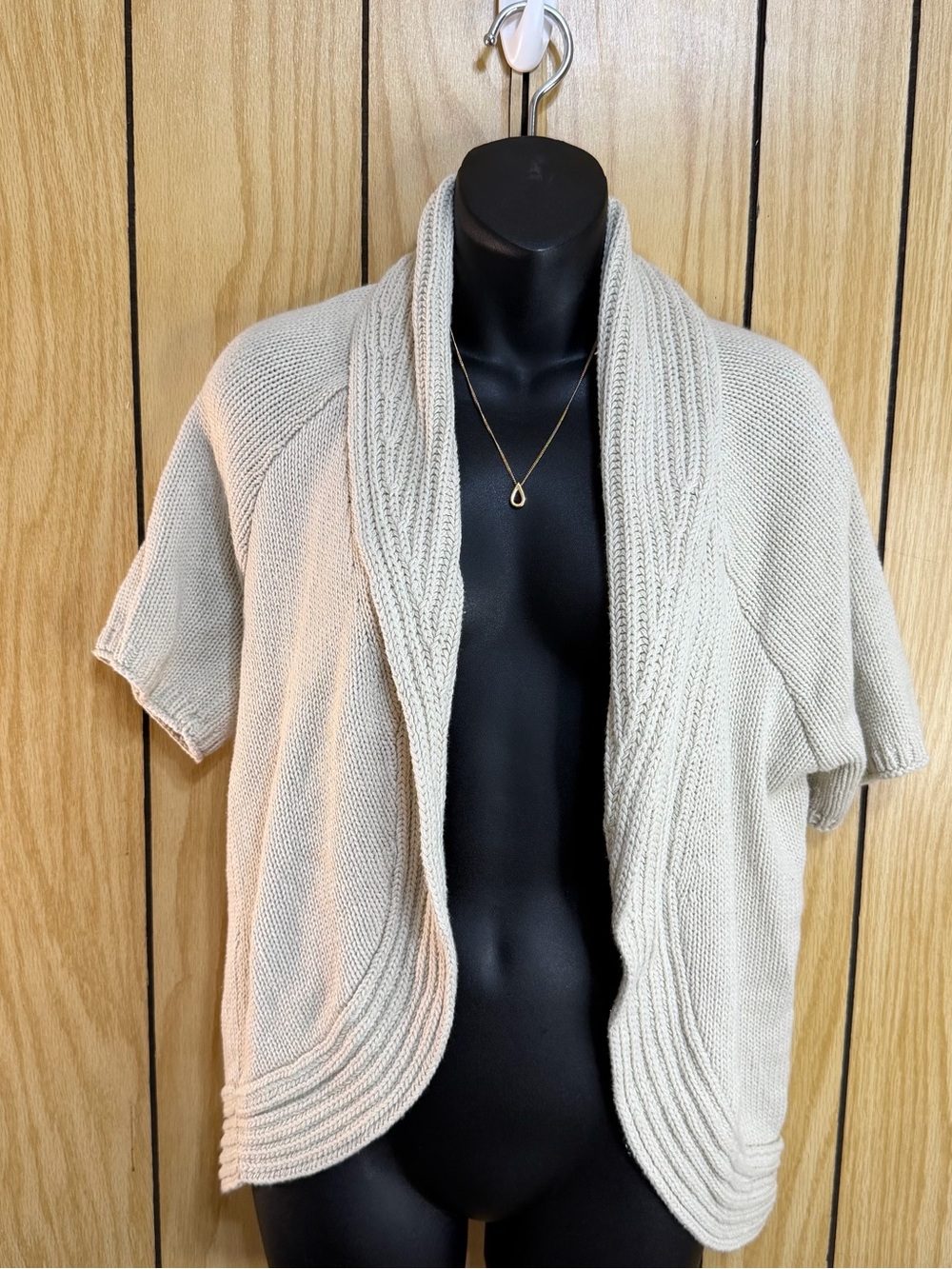 Express Cream Knit Cardigan